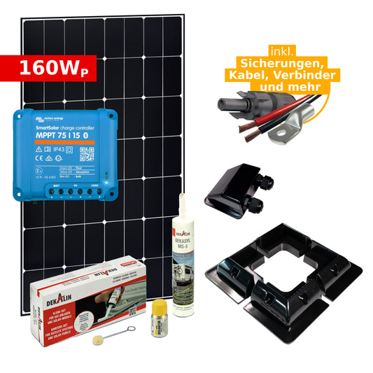 Solar Elektrik Set 160Wp